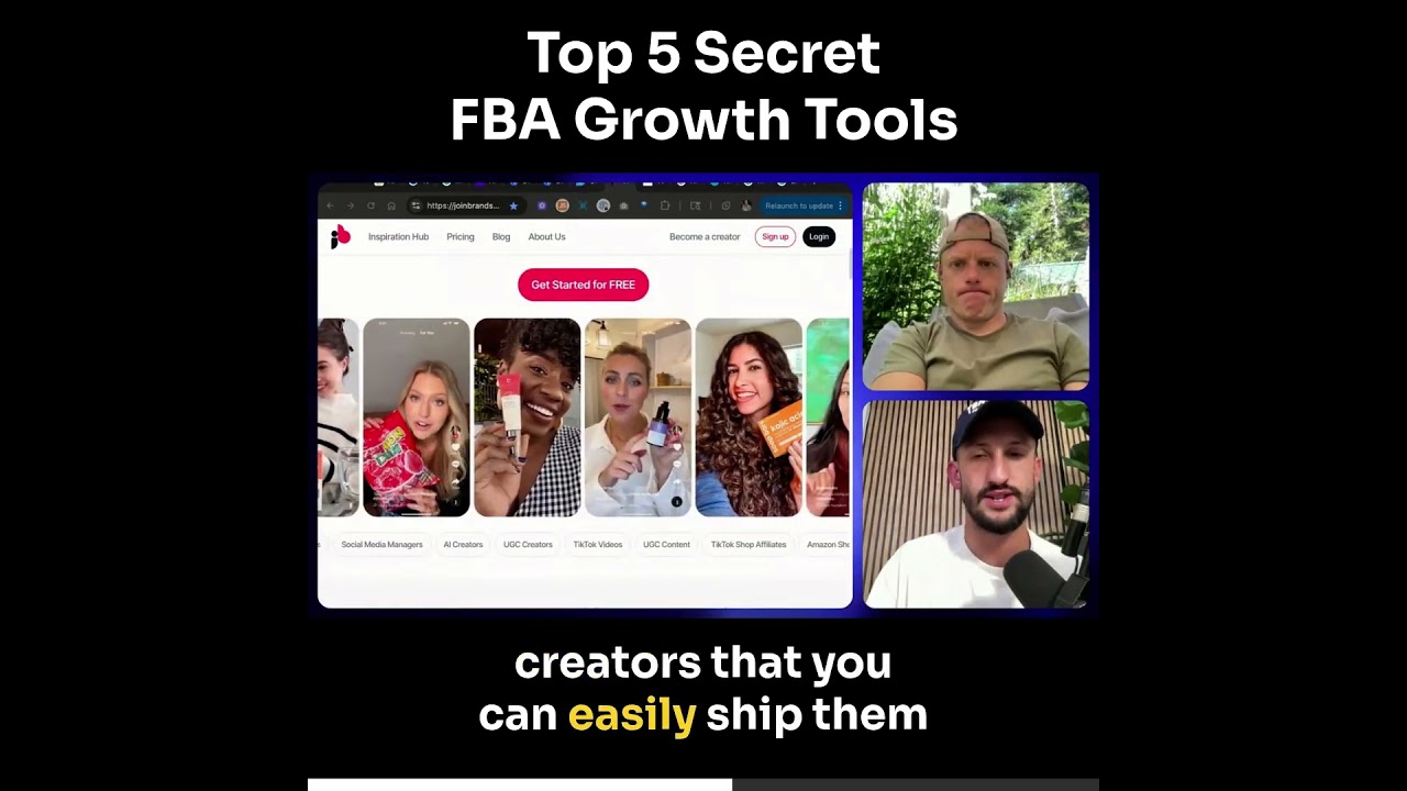 Top 5 Secret Amazon FBA Growth Tools