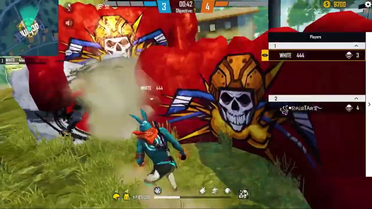Raistar vs White 444 #hacker #legend #freefire #lifeisbutadream #oldfreefire 