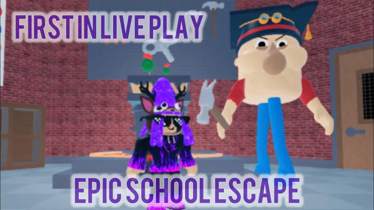 First in live play Epic school escape!