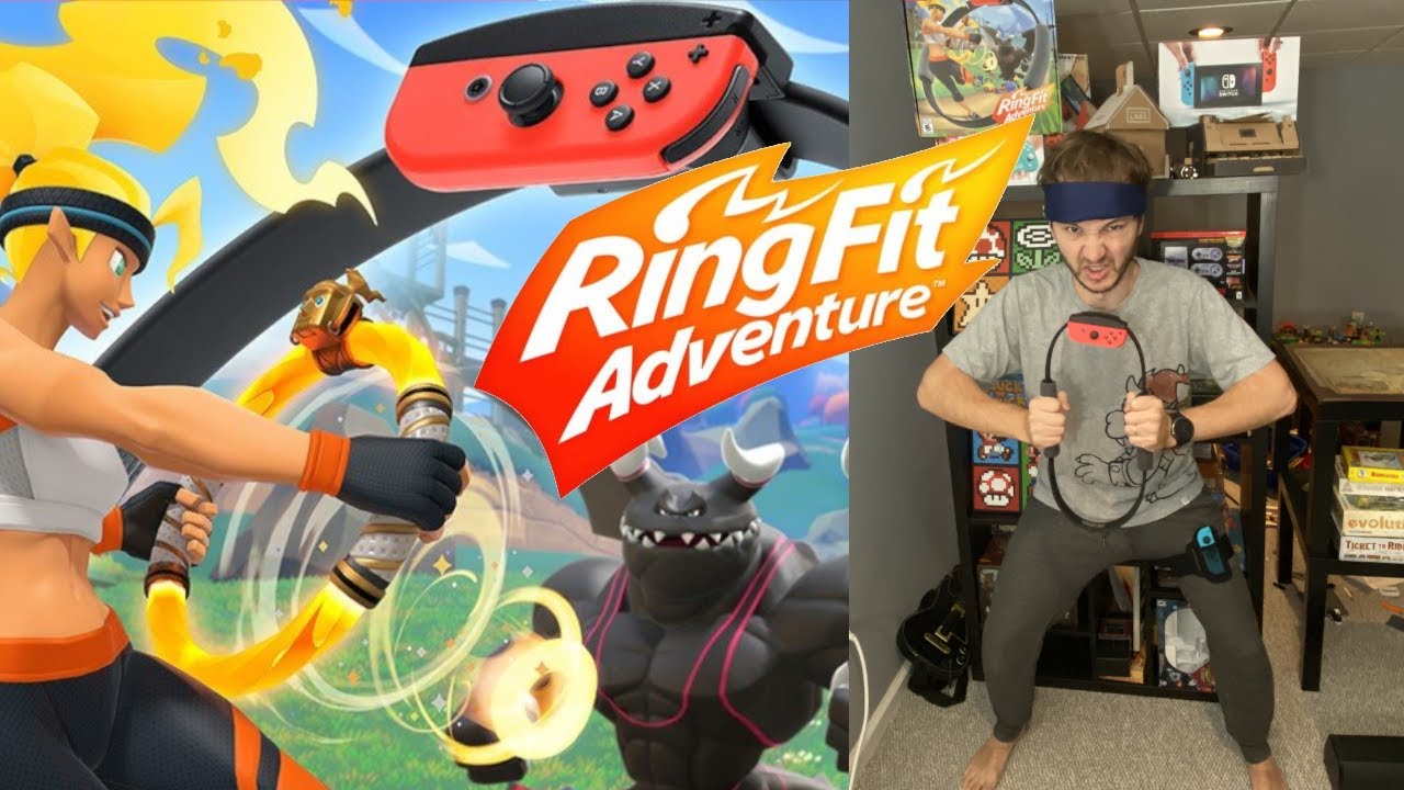 Nintendo Ring Fit Adventure для Nintendo Switch - распаковка, обзор и болящие мышцы!