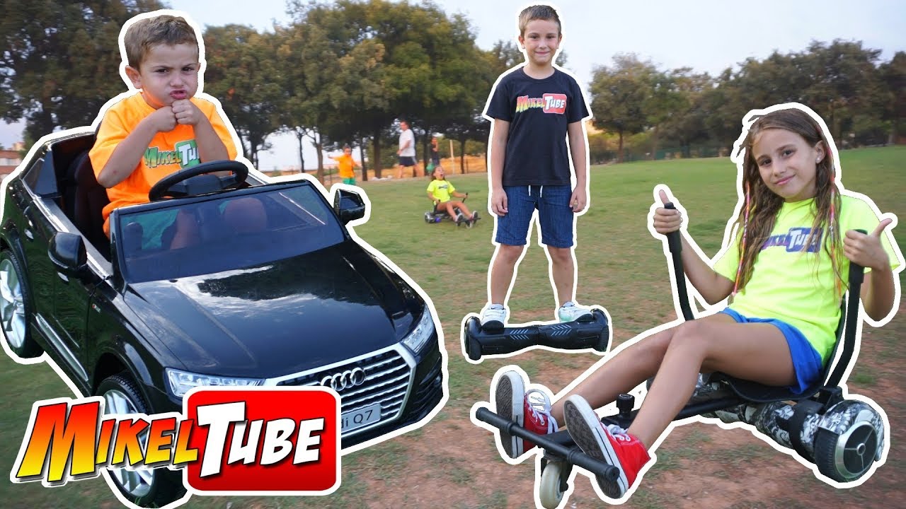 Reto Hoverboard Kart VS. Coche a Batería para niños