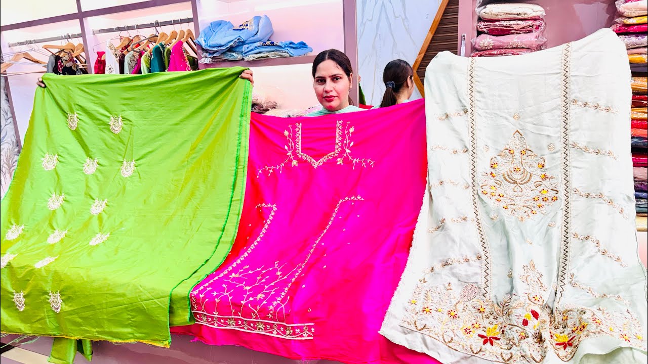 ਹੁਣ ਤੁਹਾਨੂੰ ਇਹ ਸੂਟ ਆਪਣੇ ਸਟੋਰ ਤੇ ਤਿਆਰ ਕੀਤੇ ਹੋਏ ਮਿਲਣਗੇ 87288-39631 Beautiful Handmade Boutique Suit 