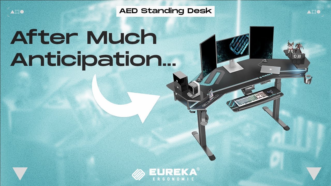 Eureka Ergonomic：The Aero wing-shaped standing desk