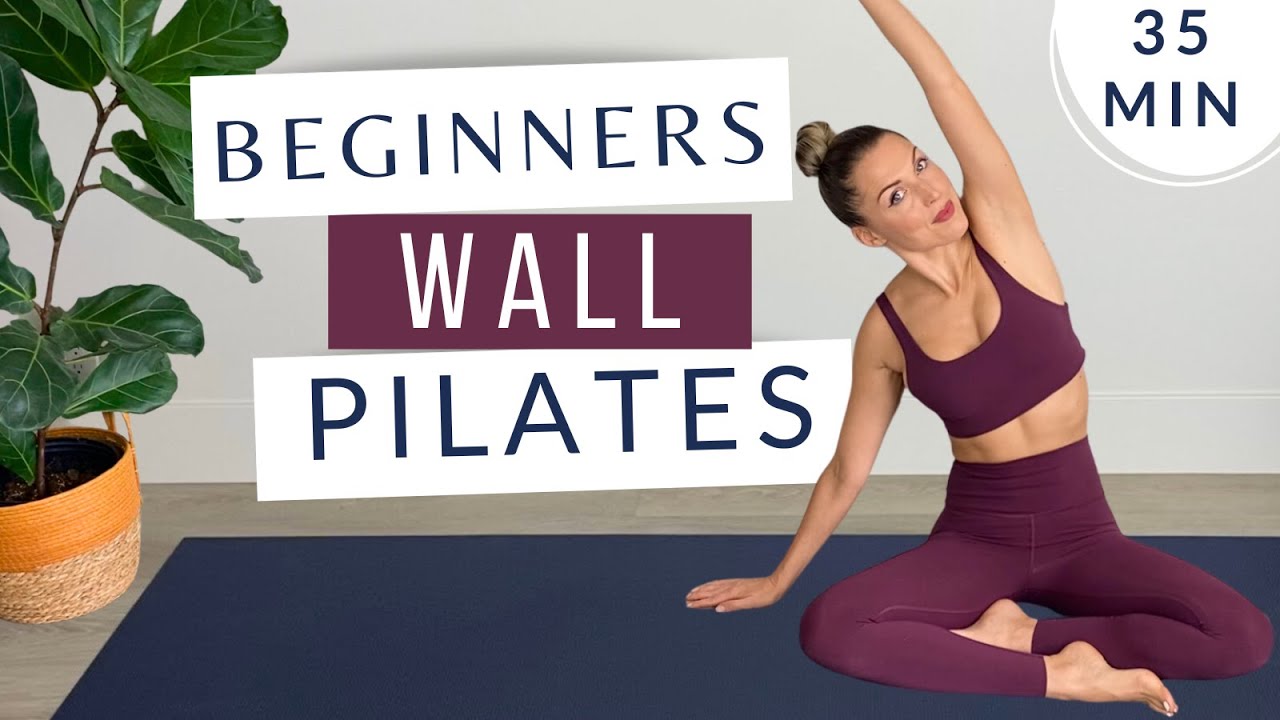 Full Body Beginners Wall Pilates Workout (25 Min At-Home | No Equipment)