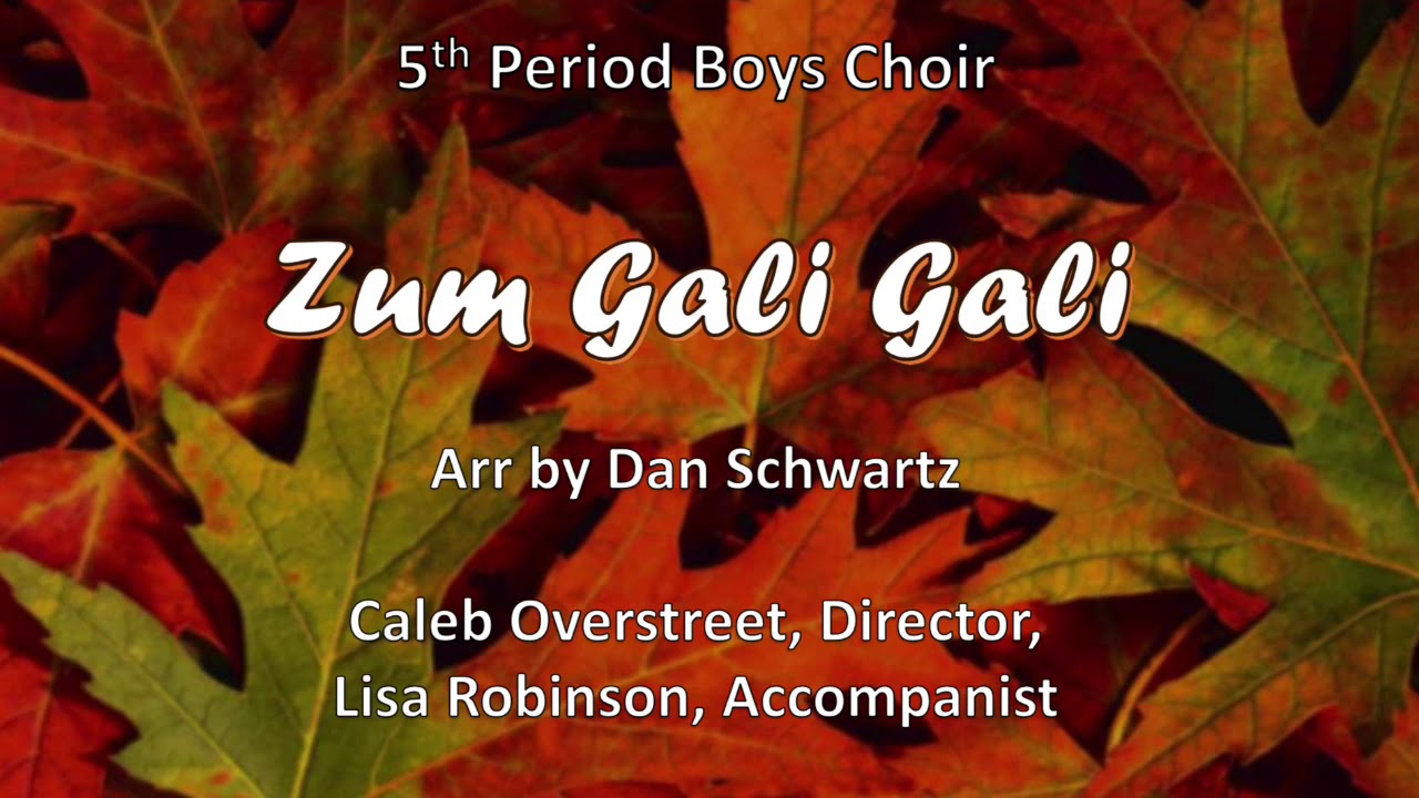 Zum Gali Gali Arr By Dan Schwartz