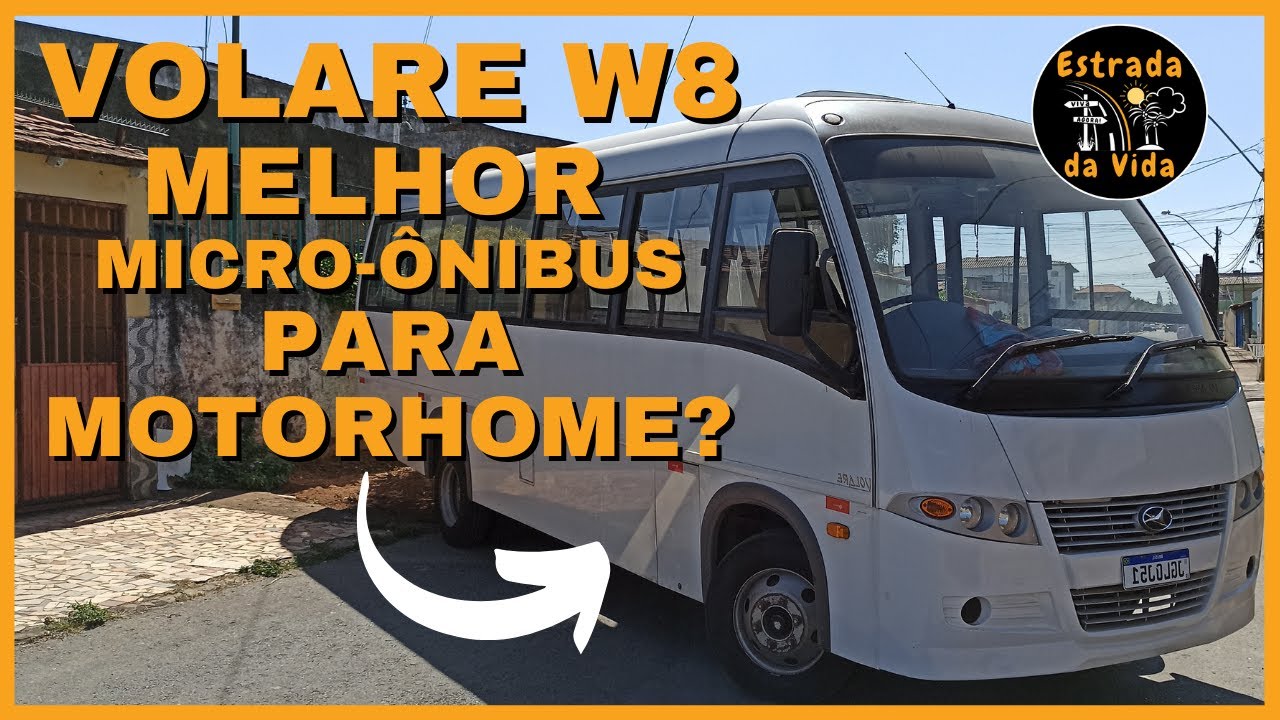 QUAL O MELHOR MICRO ÔNIBUS PARA MONTAR UM MOTORHOME? - TUDO SOBRE O VOLARE W8 MOTOR-CASA ARTESANAL