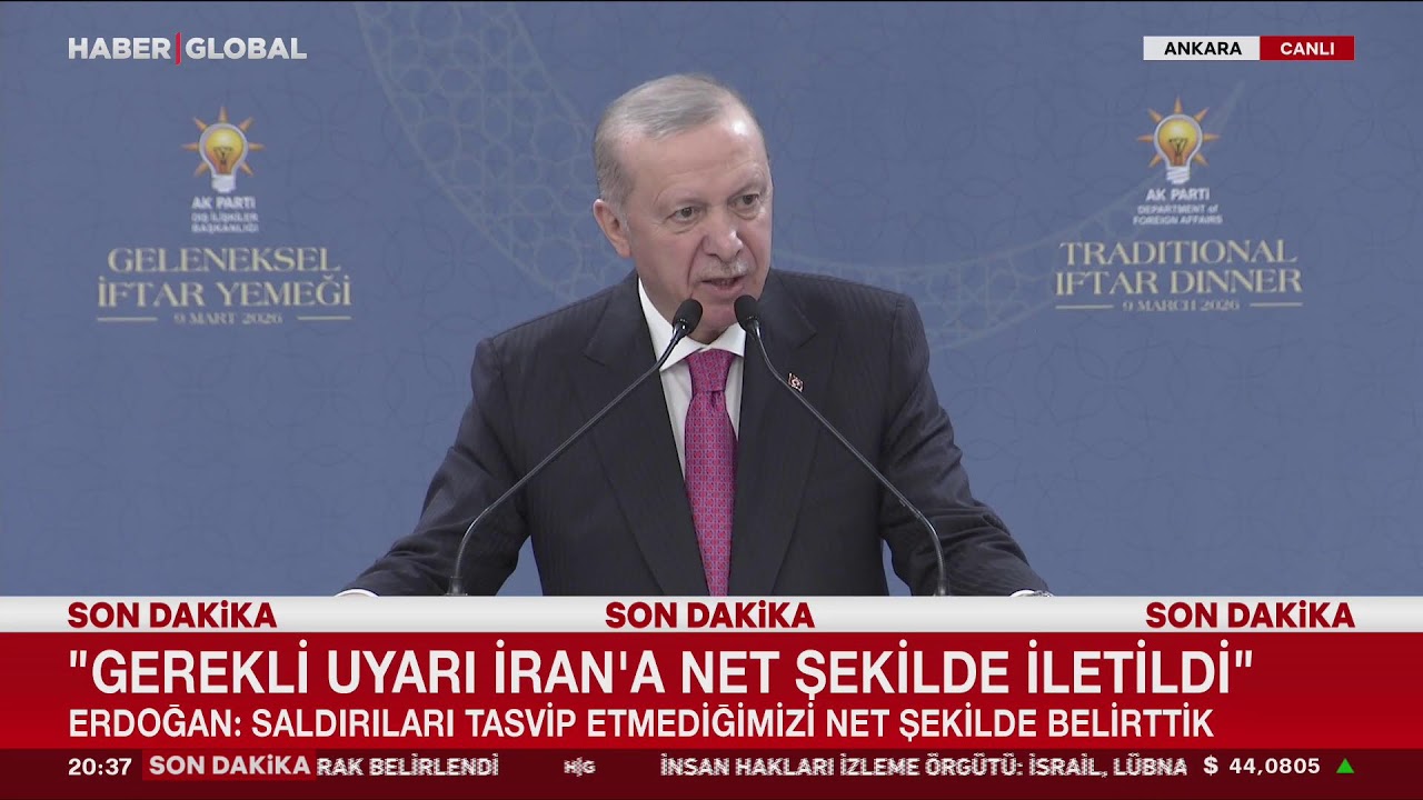 CANLI | Cumhurbaşkanı Erdoğan Geleneksel Büyükelçiler İftar Programı'nda Konuşuyor