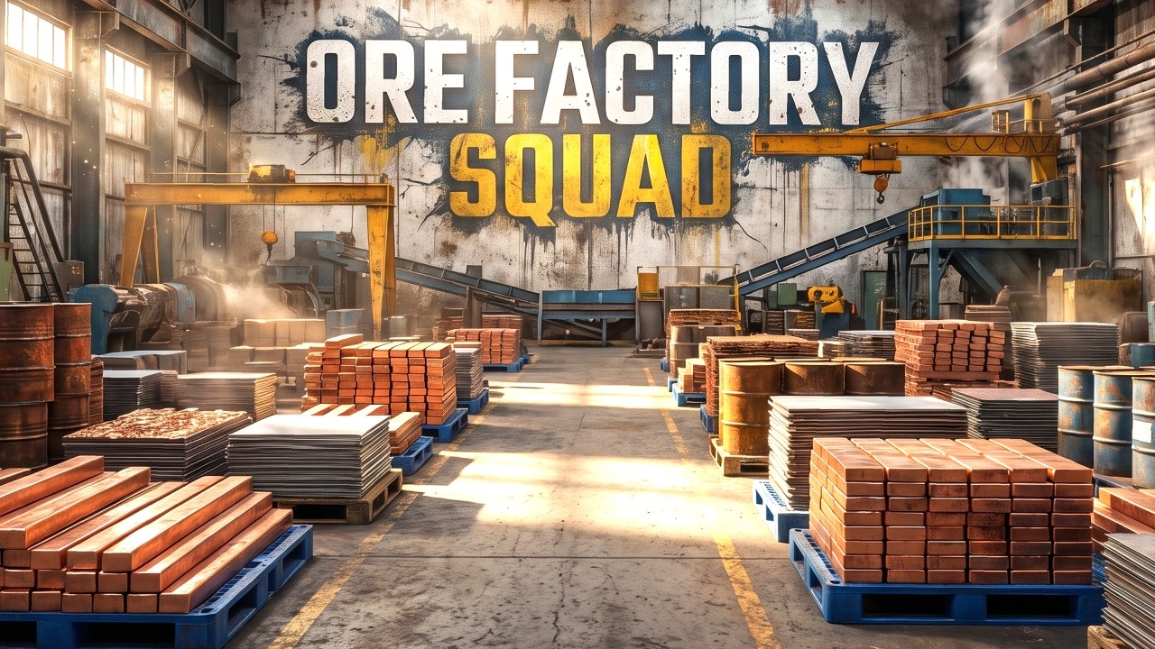 Erze ohne Ende und die Produktion eskaliert ! - #12 Ore Factory Squad gameplay deutsch