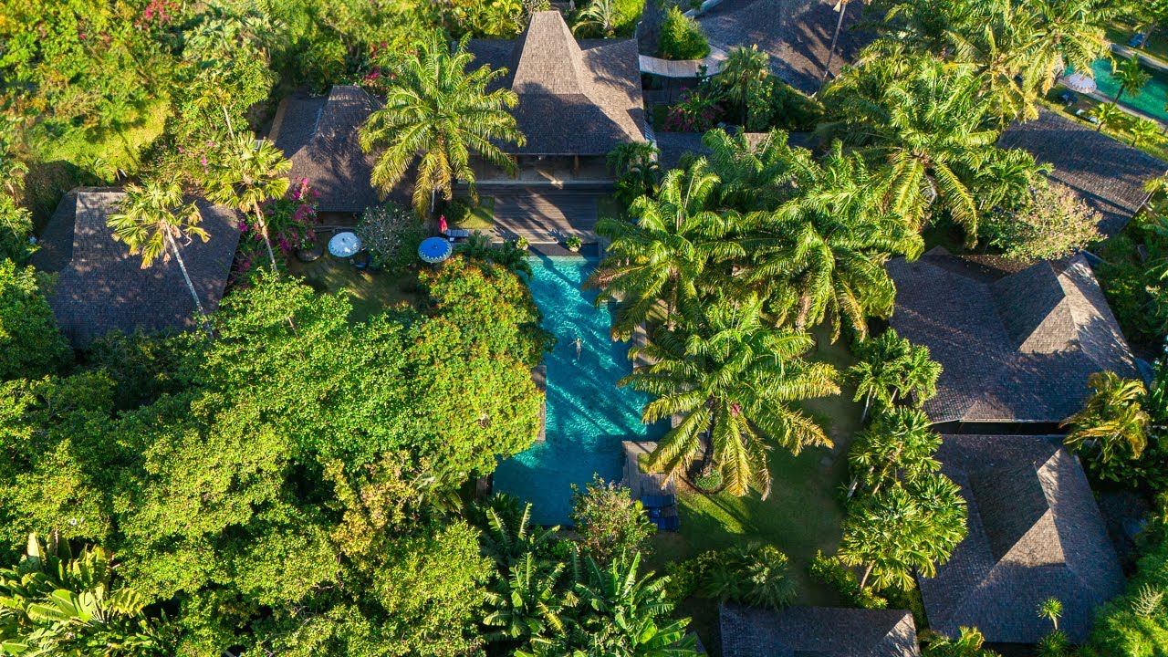 BLUE KARMA VILLAGE | Splendid tropical retreat in Bali (tour in 4K)