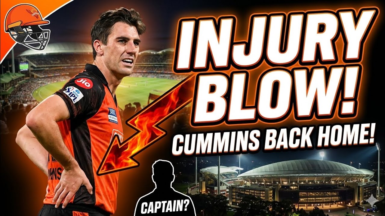 Pat Cummins INJURY BLOW! 😱 Returns to Australia | SRH Captaincy Update #viral 