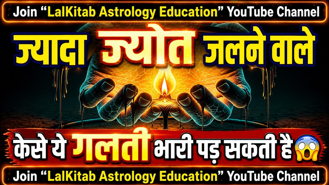 घर के मंदिर में बहुत ज्यादा ज्योत जलने वाले ध्यान दें#Excess#LampLight#Temple#LalKitab#Astrology