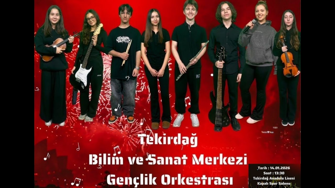 Tekirdağ Bilsem Gençlik Orkestrası Dönem Sonu Konseri (14.01.2026)