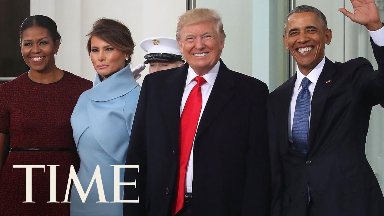 Barack And Michelle Obama Welcome The Trumps | Donald Trump Inauguration | TIME