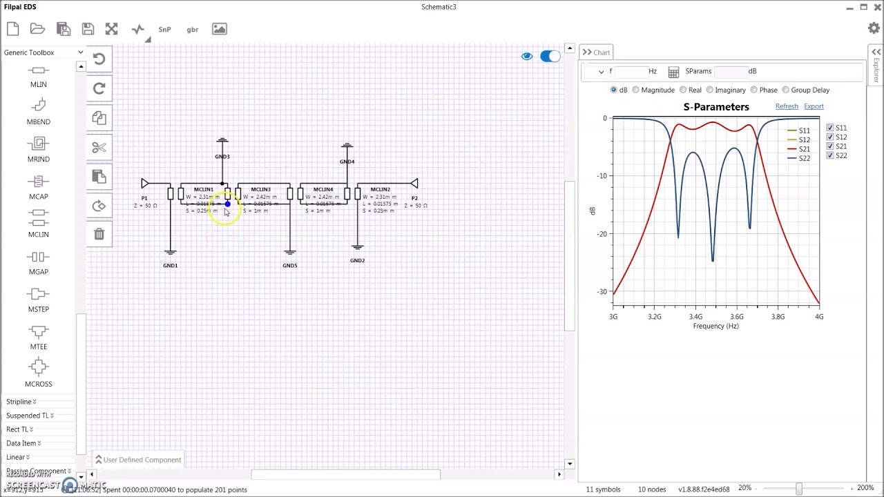 Designing an Interdigital Filter