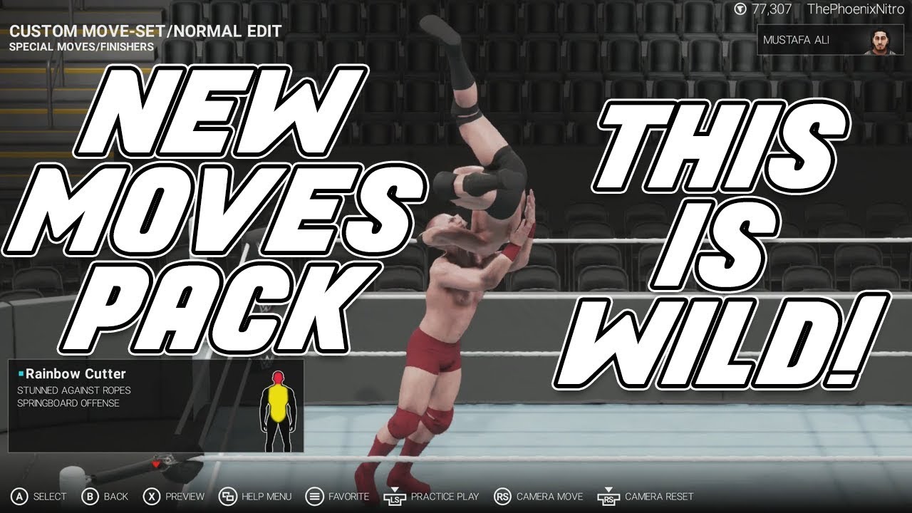 WWE 2K19 NEW MOVES PACK REACTION!!! I CAN'T BELIEVE THEY GOT THIS MOVE IN THE GAME!