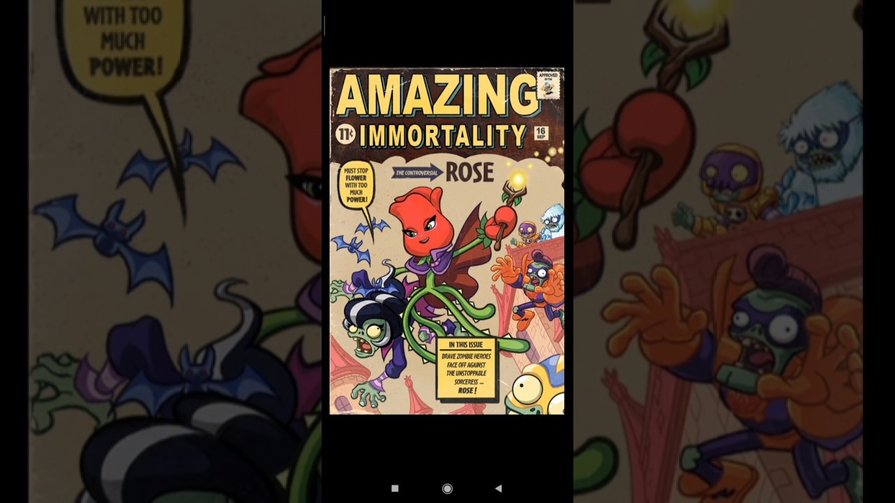 The Story Of The Rose #shorts #shortsvideo #videoshorts #pvz #pvzheroes #plantsvszombies