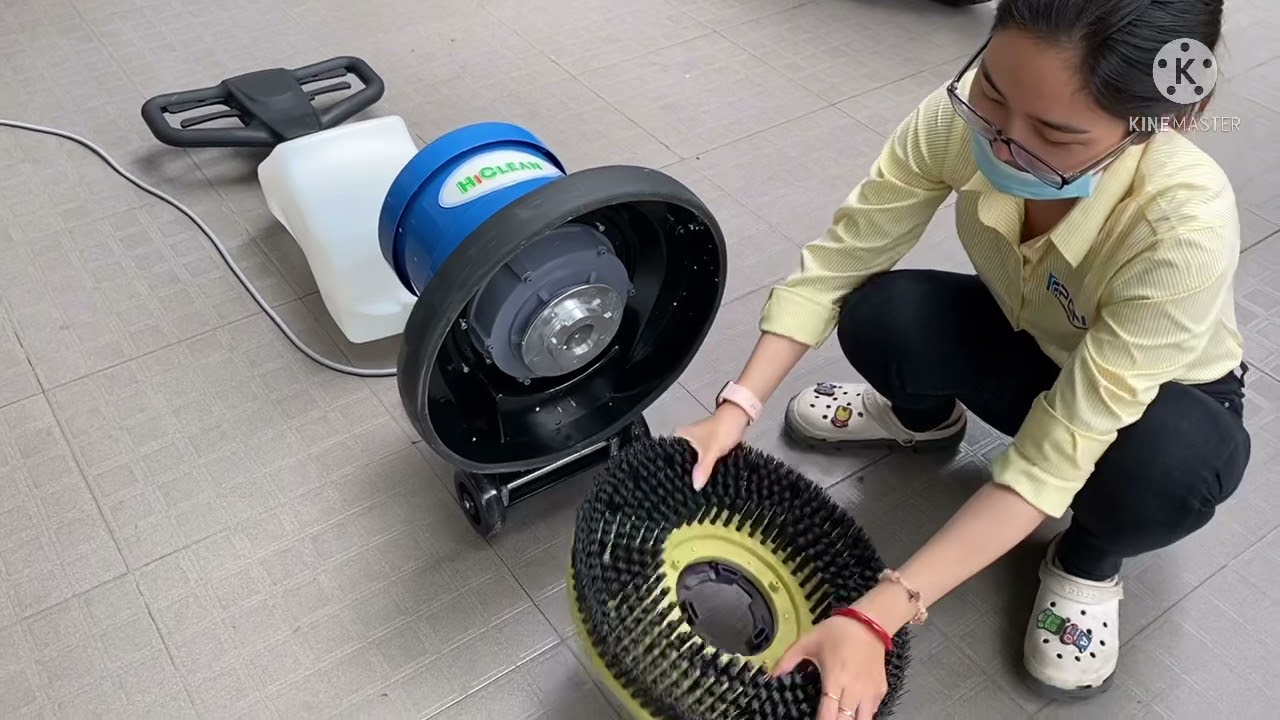 Hướng dẫn tập chà sàn cho người mới | Hướng dẫn cách sử dụng máy chà sàn công nghiệp