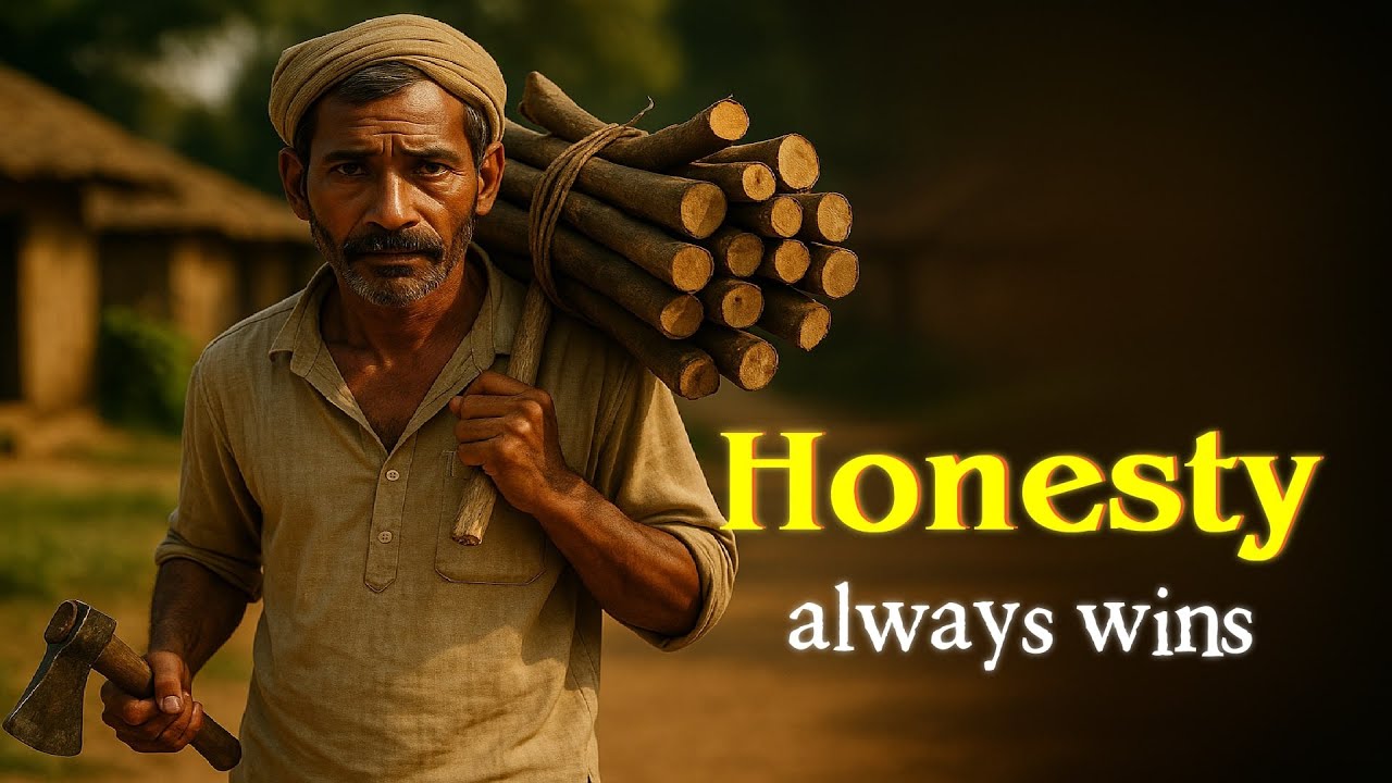 Honesty Always Wins | The Honest Woodcutter Moral Story