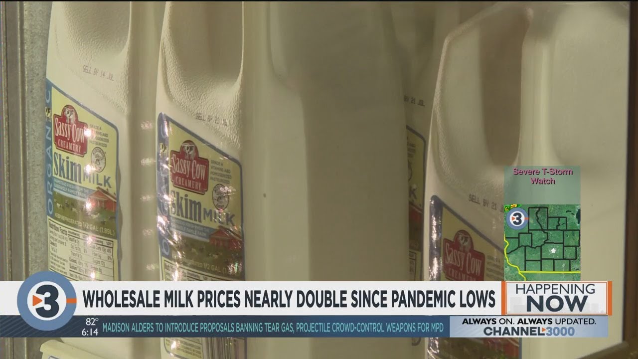 Wholesale milk prices have nearly doubled since pandemic lows, expert on dairy policy explains why