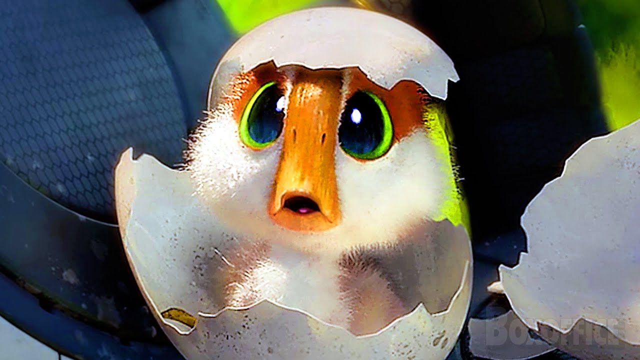 Baby Duck's Birth Scene | The Wild Robot | CLIP