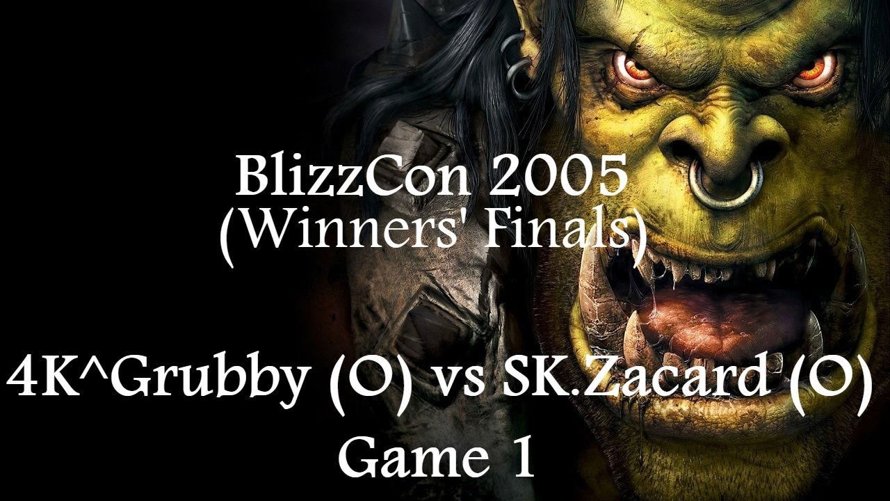 Warcraft 3 - BlizzCon 2005 (Winners' Finals) 4K^Grubby (O) vs SK.Zacard (O) Game 1