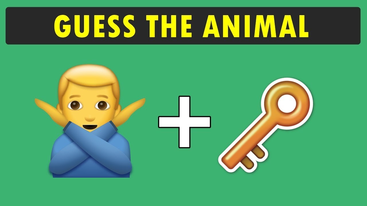 Can You Guess The Animals From Emoji ? Genius Challenge