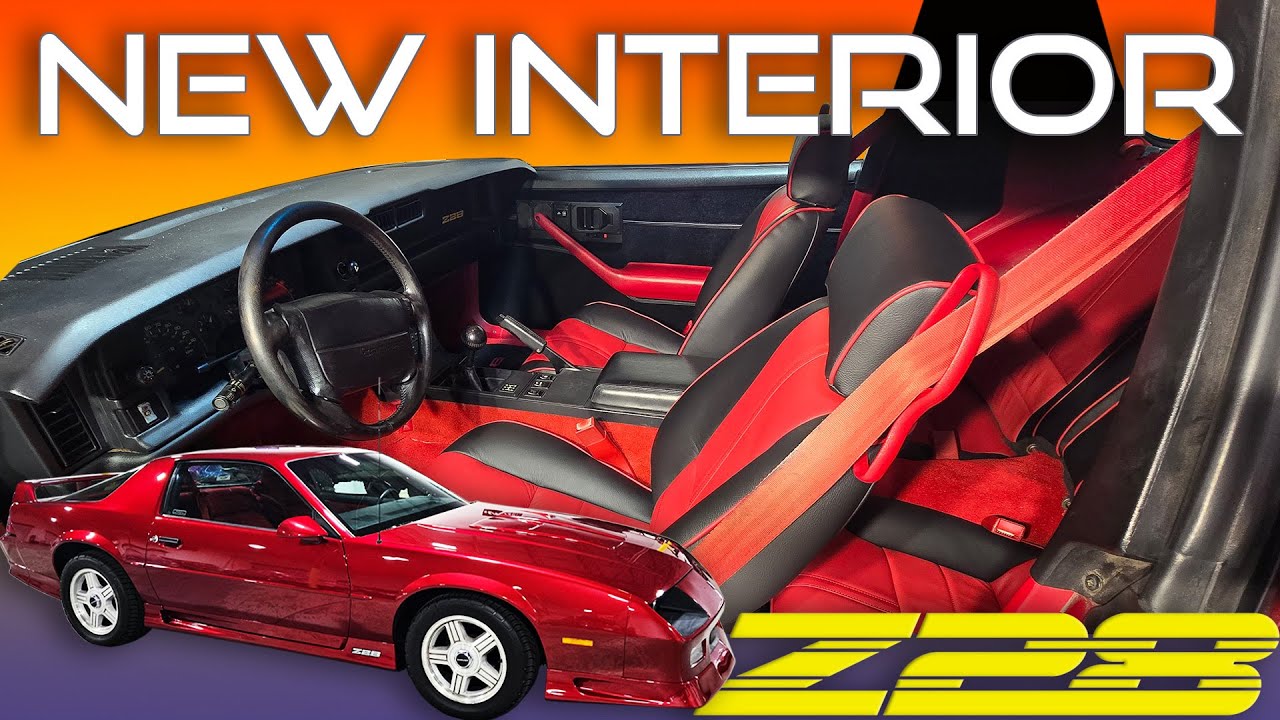 Модернизация салона моего Camaro Z28 1991 года, включая кожу Katzkin