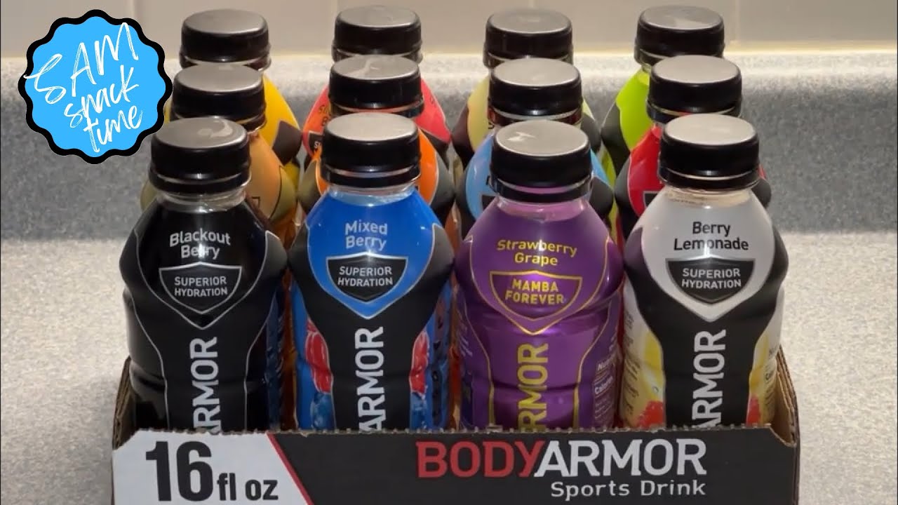 Trying All 12 BODYARMOR Flavors
