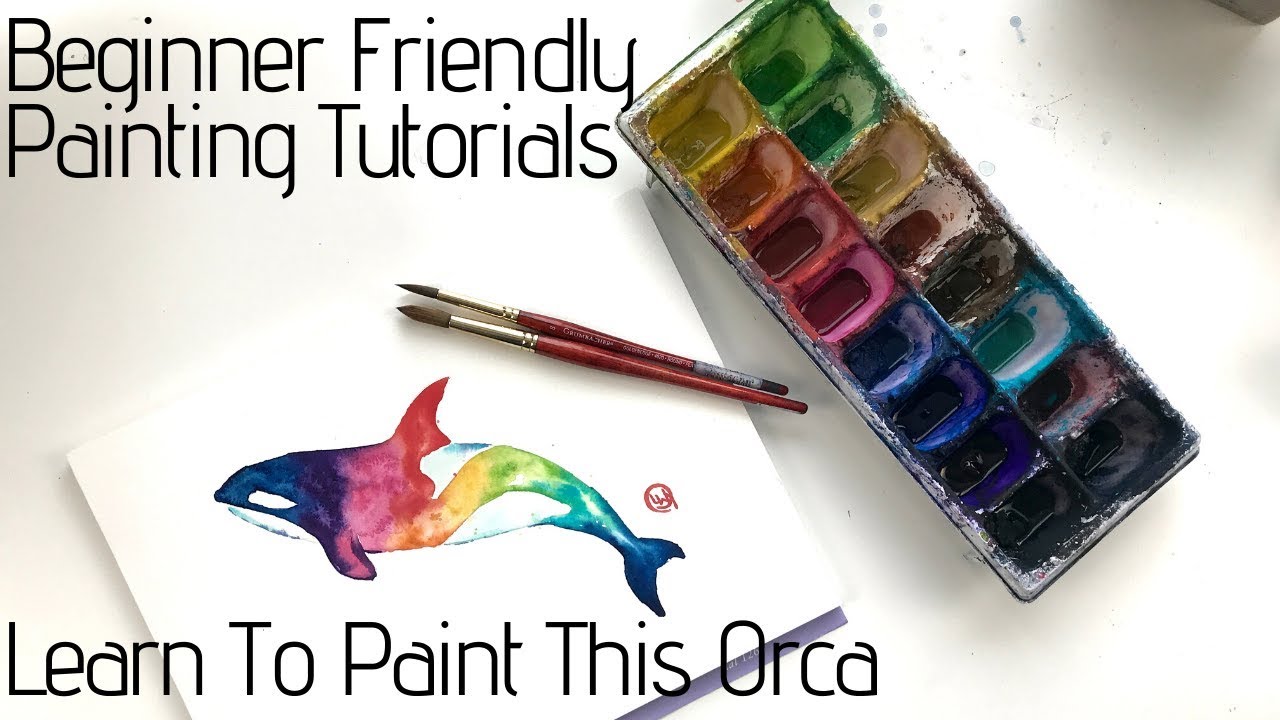 How To Paint An Orca Whale In Watercolor With Lisa Whitehouse