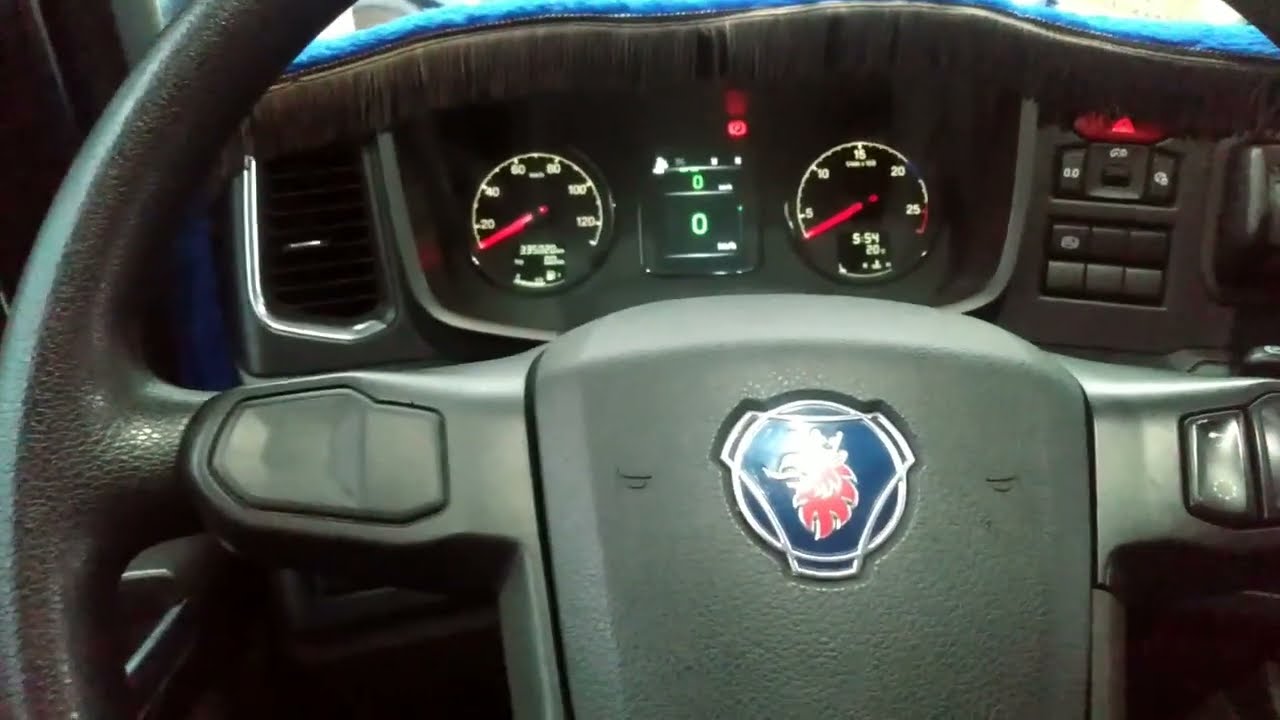 Veja como zerar média do painel do Scania R540. 2021