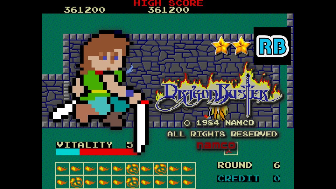 1985 [60fps] Dragon Buster Loop1