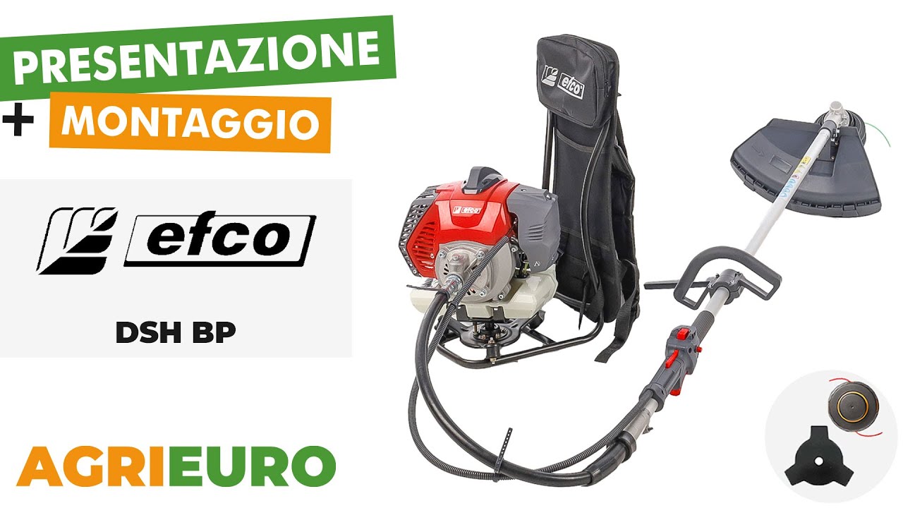 Efco DSH BP - Decespugliatore a zaino - Motore Emak - Presentazione e montaggio