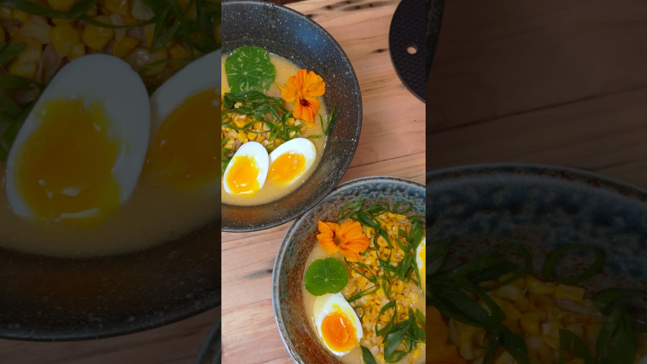 Ramen Made With Corn Bones