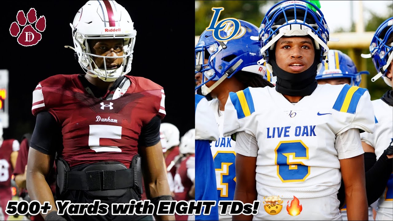 Nation's #1 QB Elijah Haven GOES OFF for 500+ yards & 8 TDs!! || Dunham vs. Live Oak