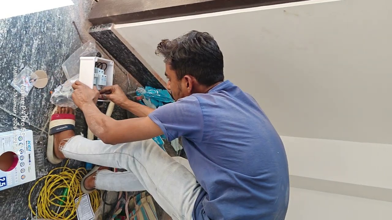 5kw ongrid luminous inverter kese installation karte hai Pura video dekho 