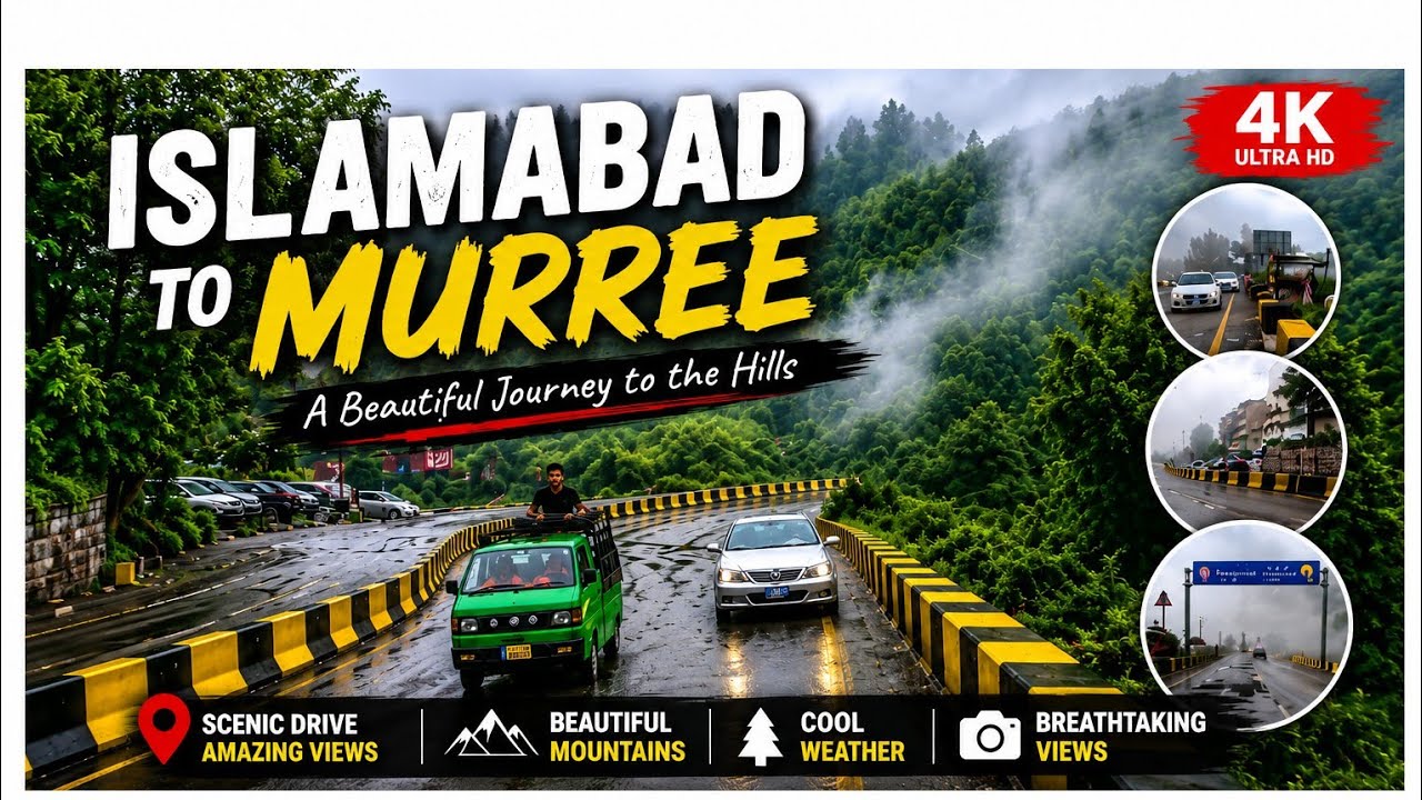 Islamabad to Murree | Murree Expressway | Fastest Route To Murree | Travelling to Safe landsliding?