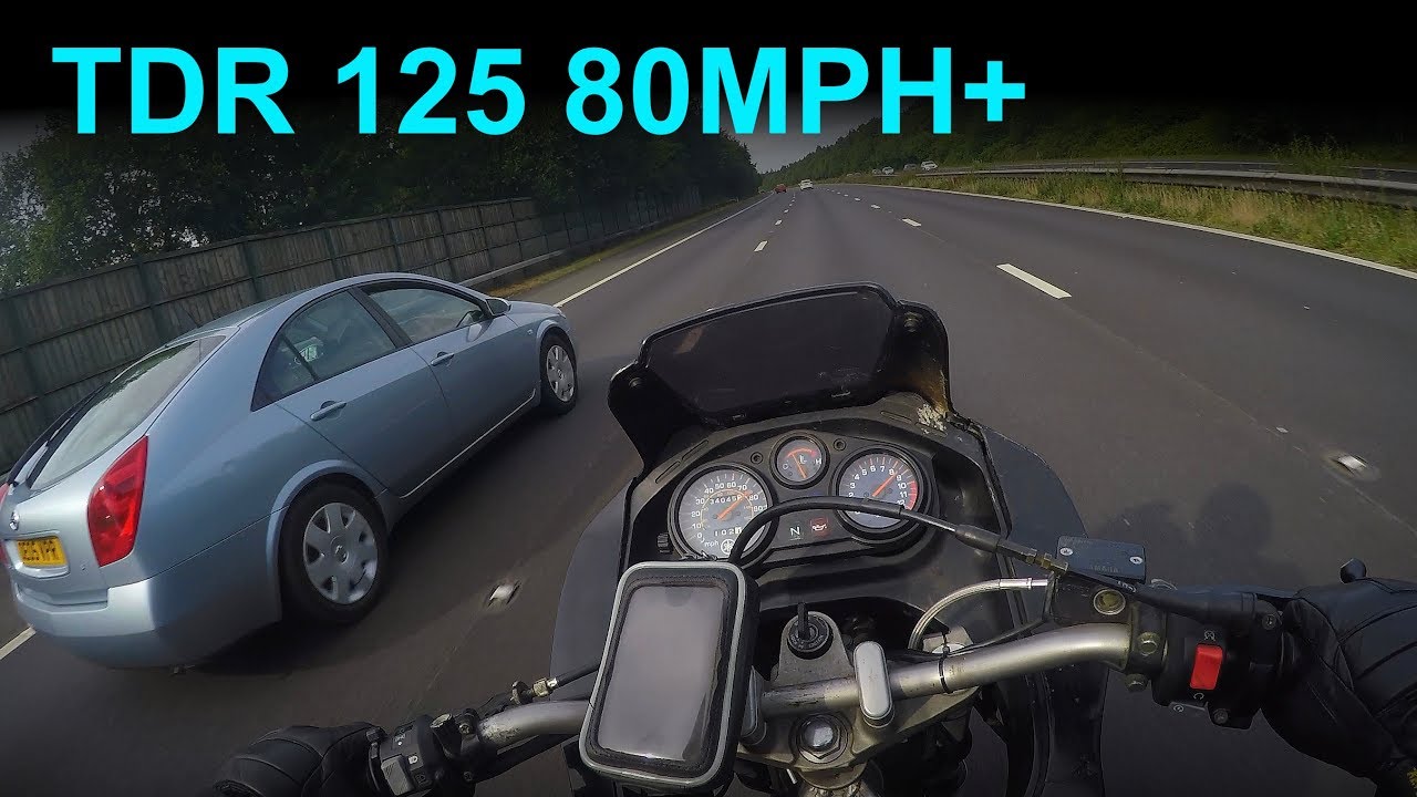 TDR 125 Ride - 80mph+ Motorway