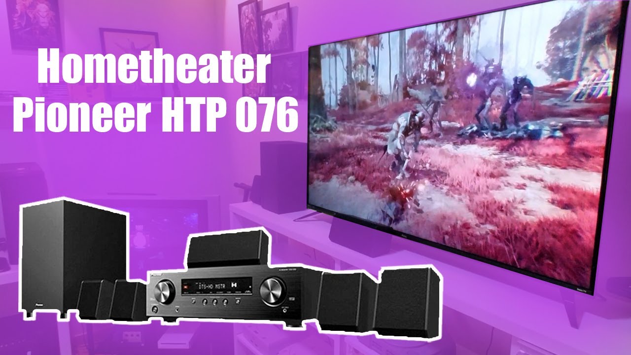 Fiz um UPGRADE No Meu Quarto Gamer Com Sistema de Som Profissional! [Pioneer HTP 076]