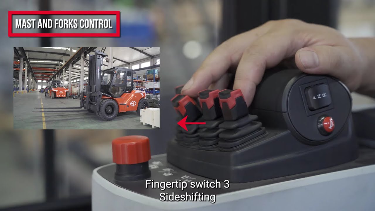 10ton High Volt lithium-ion forklift inner look -EP