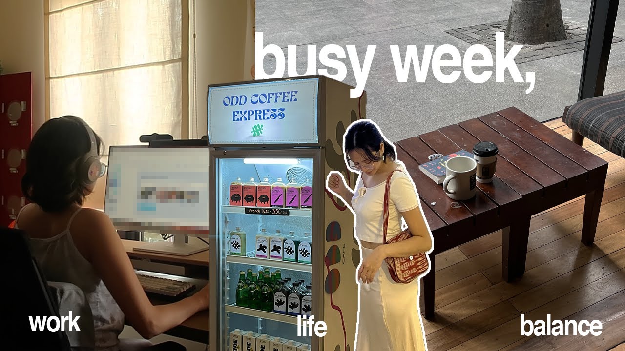 a (very busy) work vlog 💻 9-6 advertising agency job | my workflow vs. work-life balance