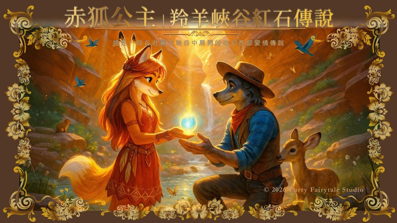 赤狐公主｜羚羊峽谷紅石傳說｜經典童話｜睡前故事