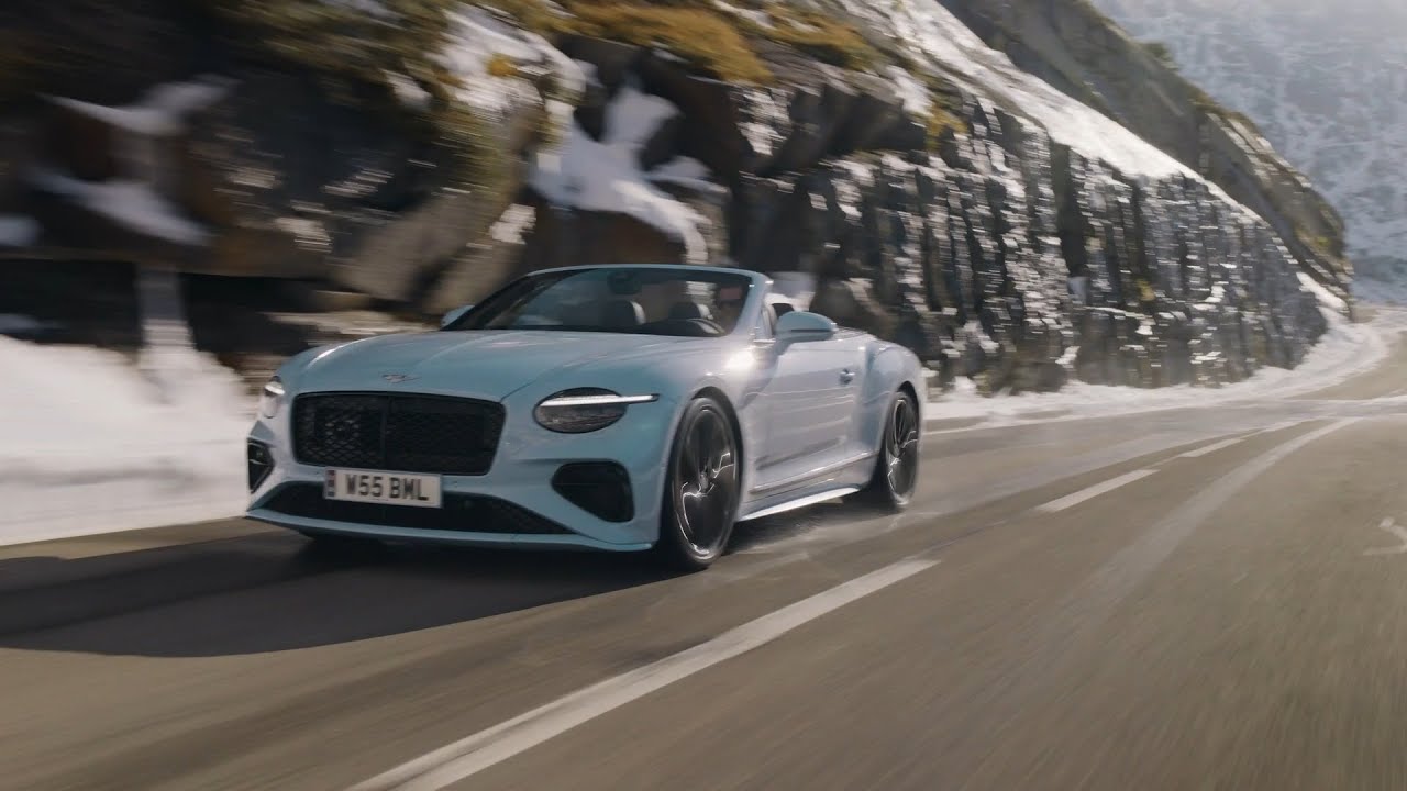 Bentley Continental GT in the Swiss Alps
