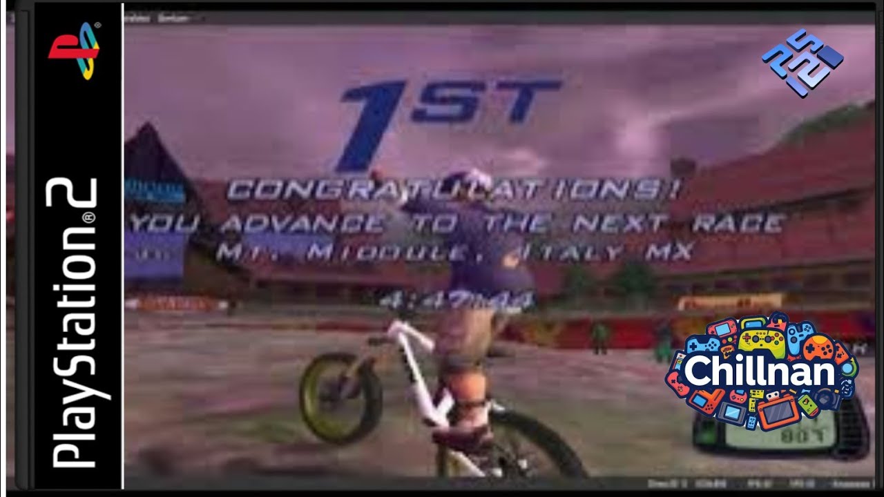 Downhill Domination Ps2- PCSX2 GAMEPLAY