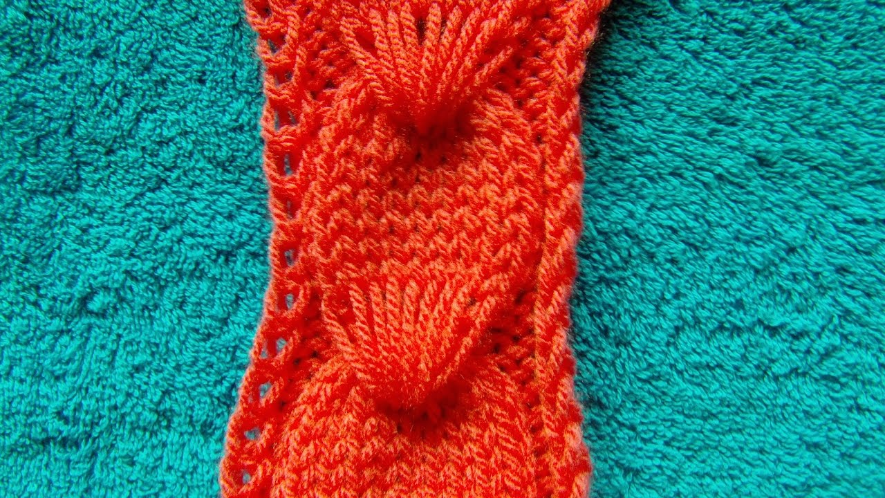 WZORY NA DRUTACH-KNITTING STITCH-WARKOCZ Z GRZYWKA.