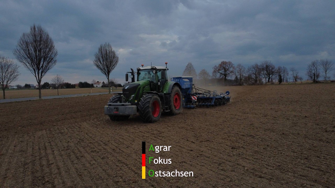 Fendt Vario 936 mit K&ouml;ckerling Ultima CS || Erbsen Aussaat 2025