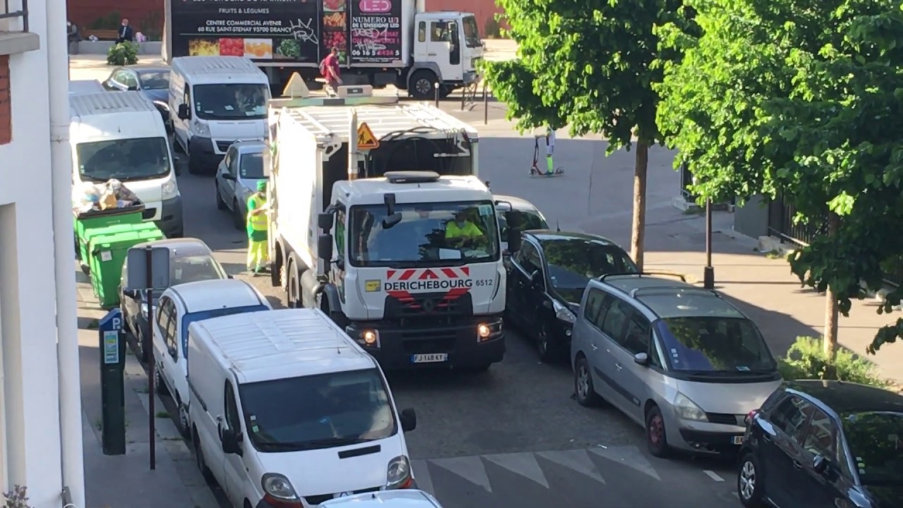 Paris France garbage trucks !!! #2