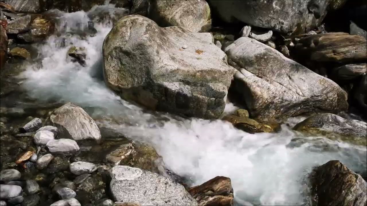 Waterfall Video for Relaxation in Nature / White Noise for Sleep, Meditation / Relaxing Nature Video
