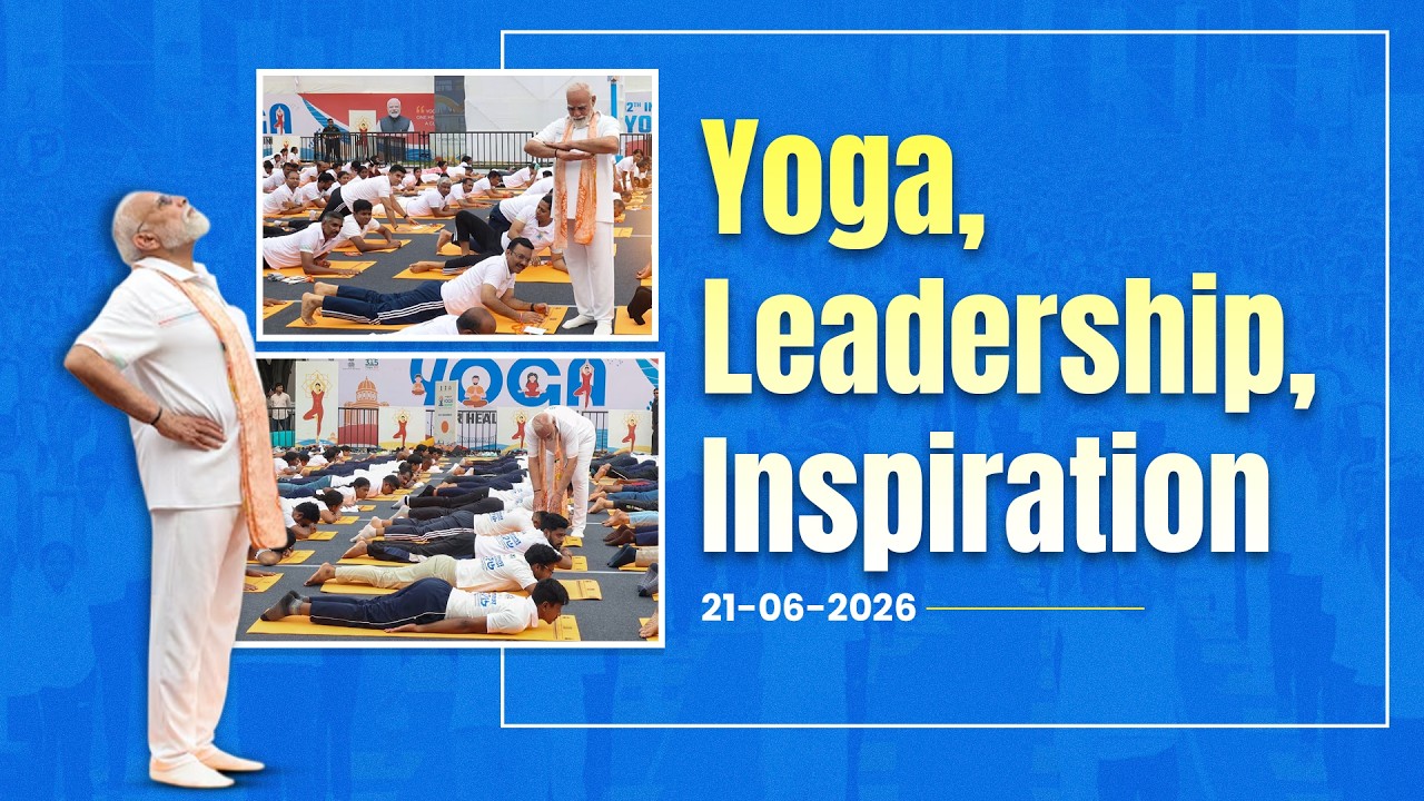 Hon PM Narendra Modi Ji at 12th International Yoga Day | Powerful Health, Peace and Unity Message