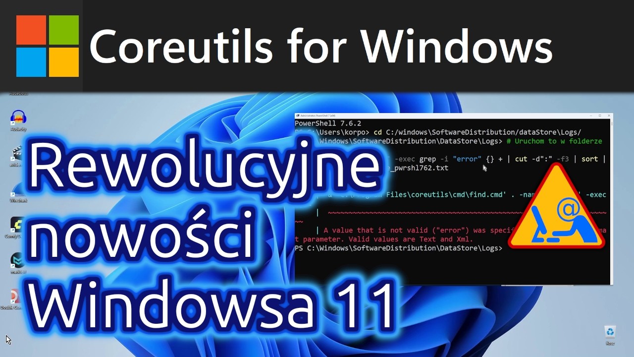 Coreutils dla Windows - nowe narzędzia, nowe funkcje.