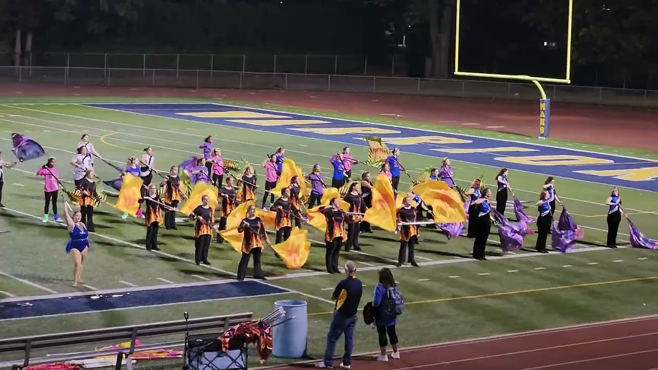 Mass Marching Band Performance - County Band Exhibition 2025
